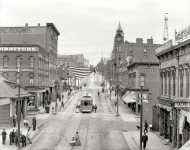 Circa  Marquette Michigan Front Street